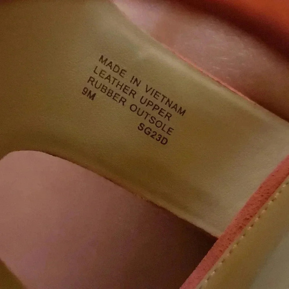 New Michael Kors 9 Punkin Spice Platform Mod Slingback Suede Opentoe Sandals - Picture 7 of 8